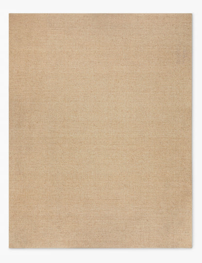 Échantillon de tapis en laine tissé à la main Barco personnalisé 5,5 x 6, Cognac