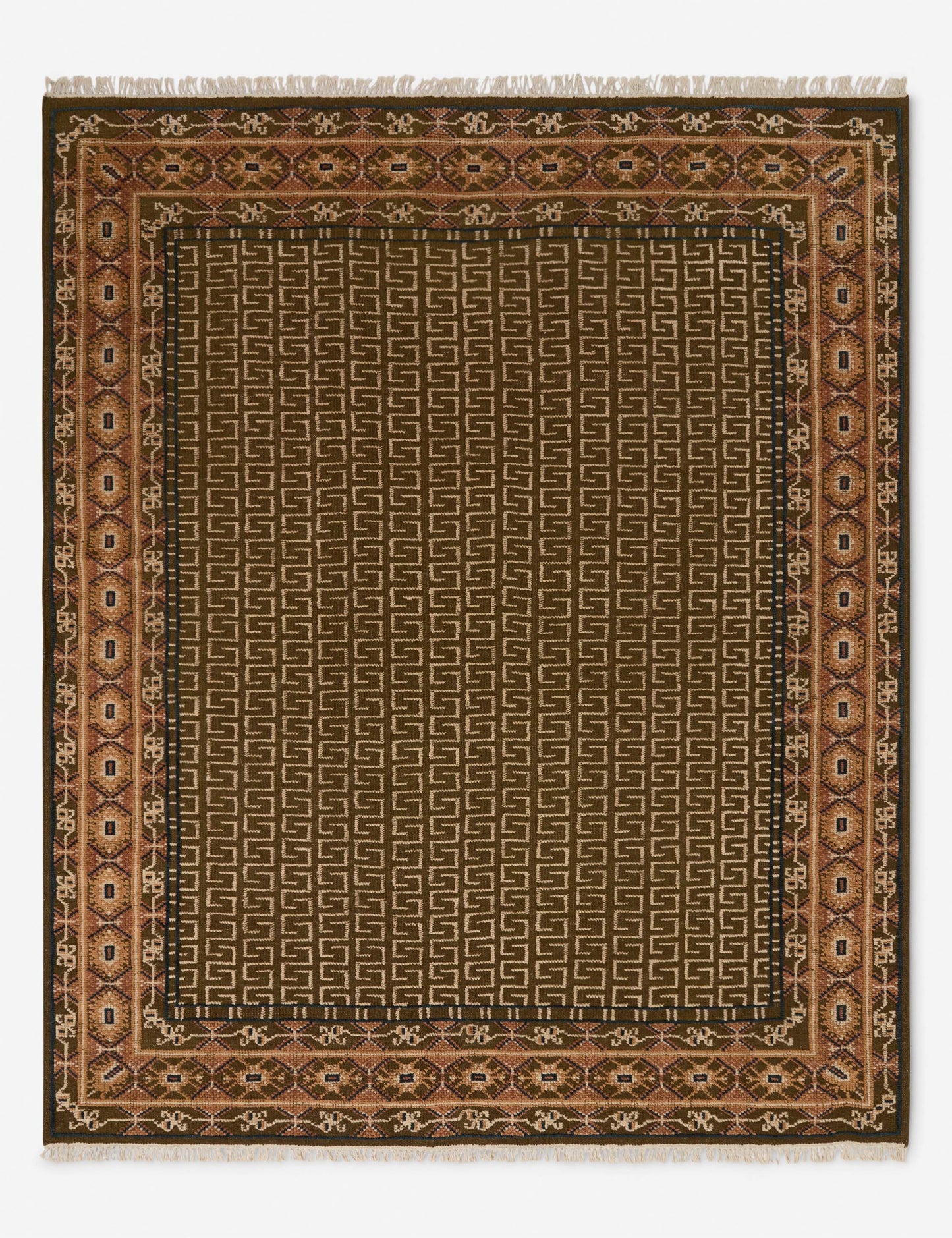 Échantillon de tapis en laine noué à la main Manca 12 x 12