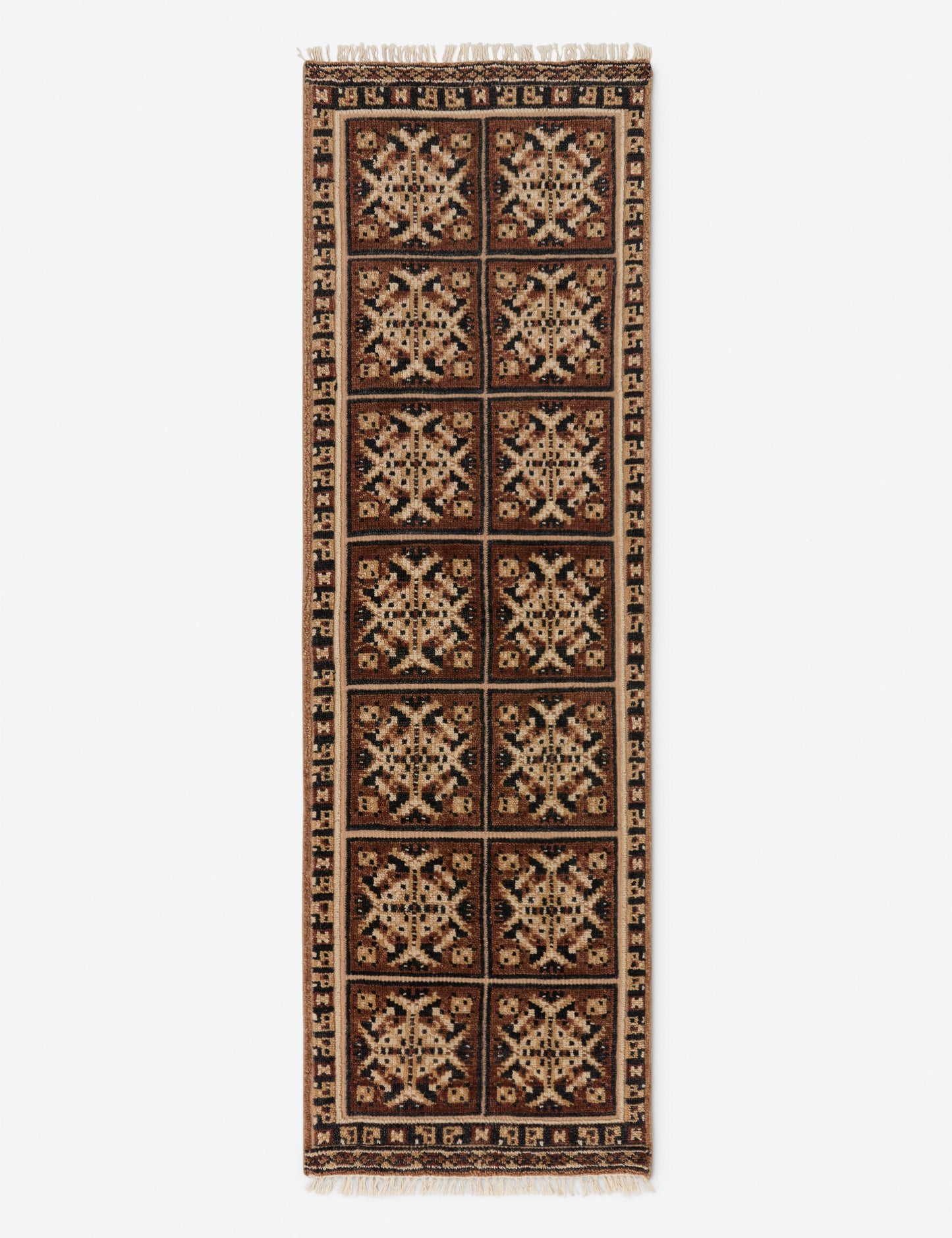 Tapis en laine noué à la main Ovidi
