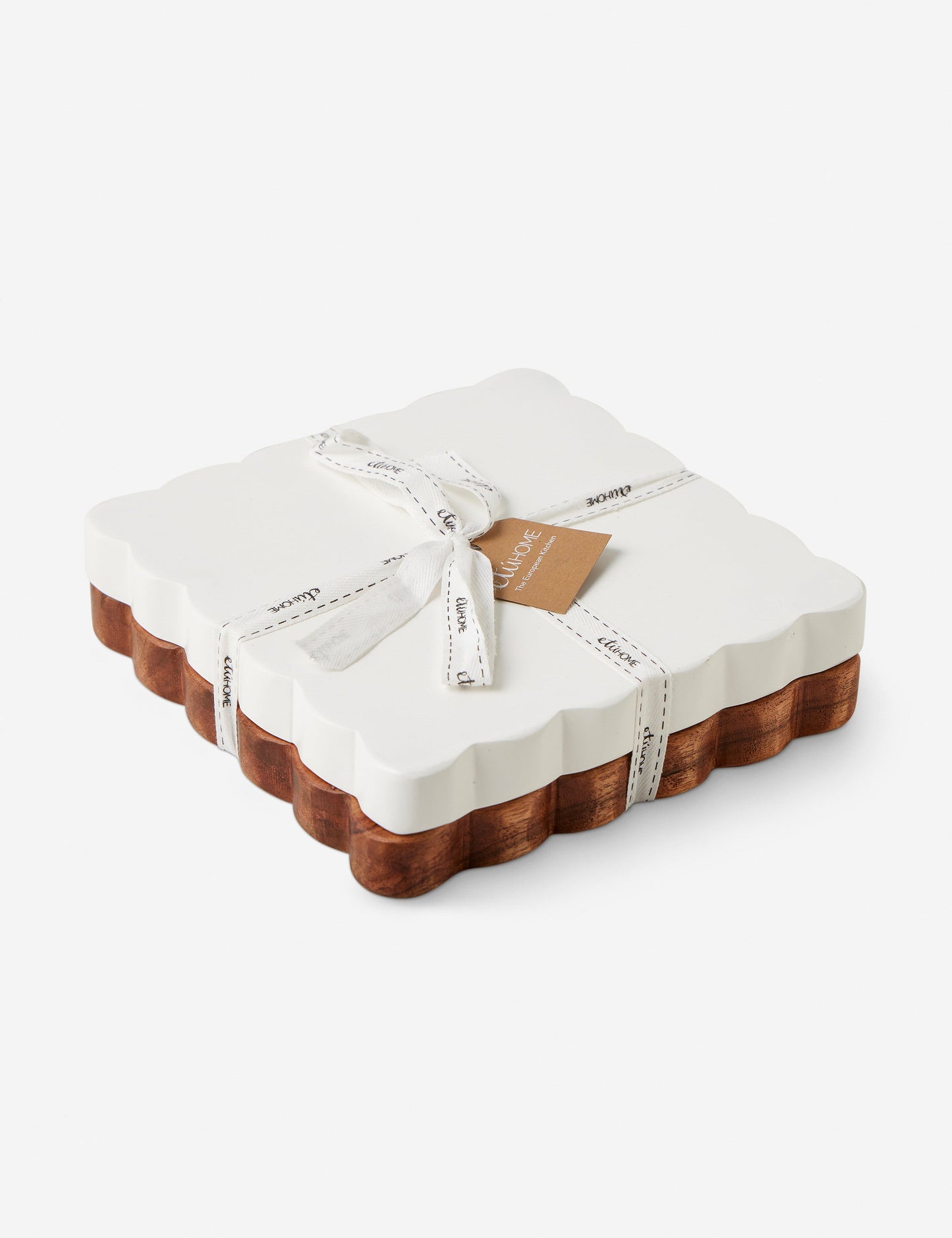 Planches à fromage festonnées en bois (lot de 2) par etúHOME