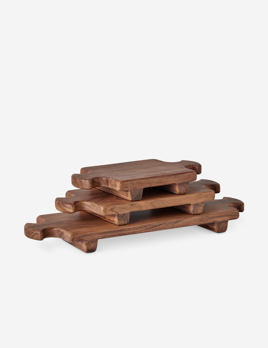 Plateau sur pied en bois Normandy par etúHOME