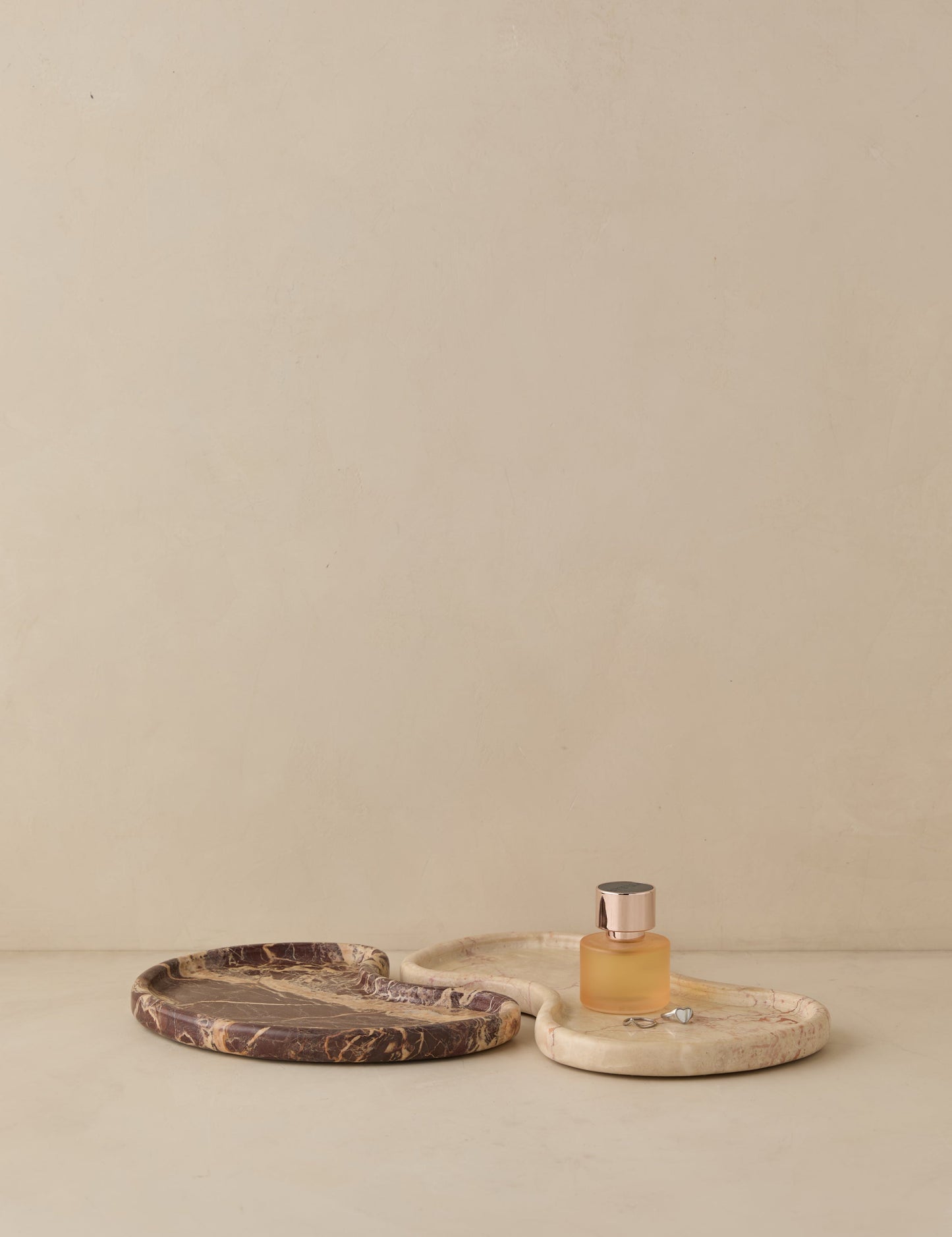 Plateaux en marbre Sorley (lot de 2)